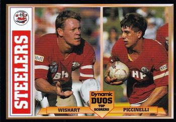 1994 Dynamic Rugby League Series 1 - Dynamic Duos #DD14 Rod Wishart / Neil Piccinelli Front